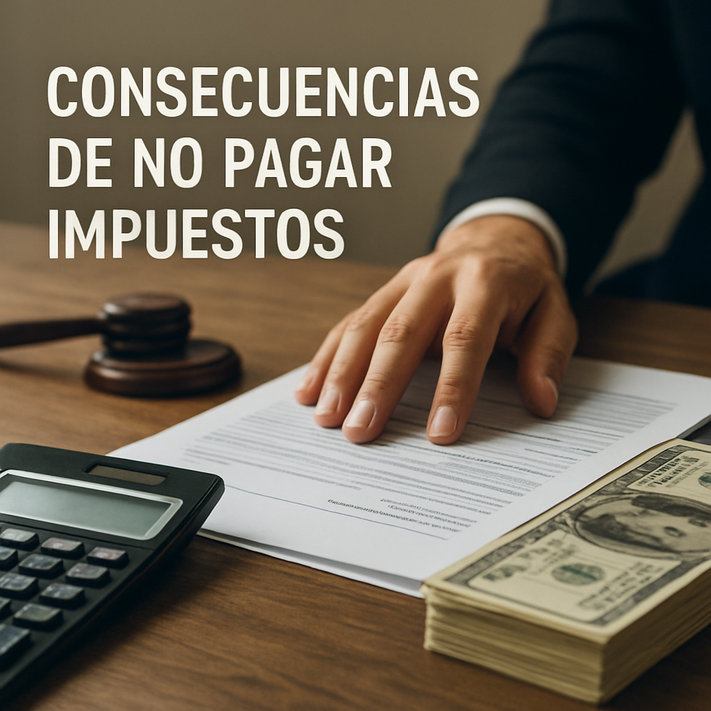 Consecuencias de no pagar impuestos